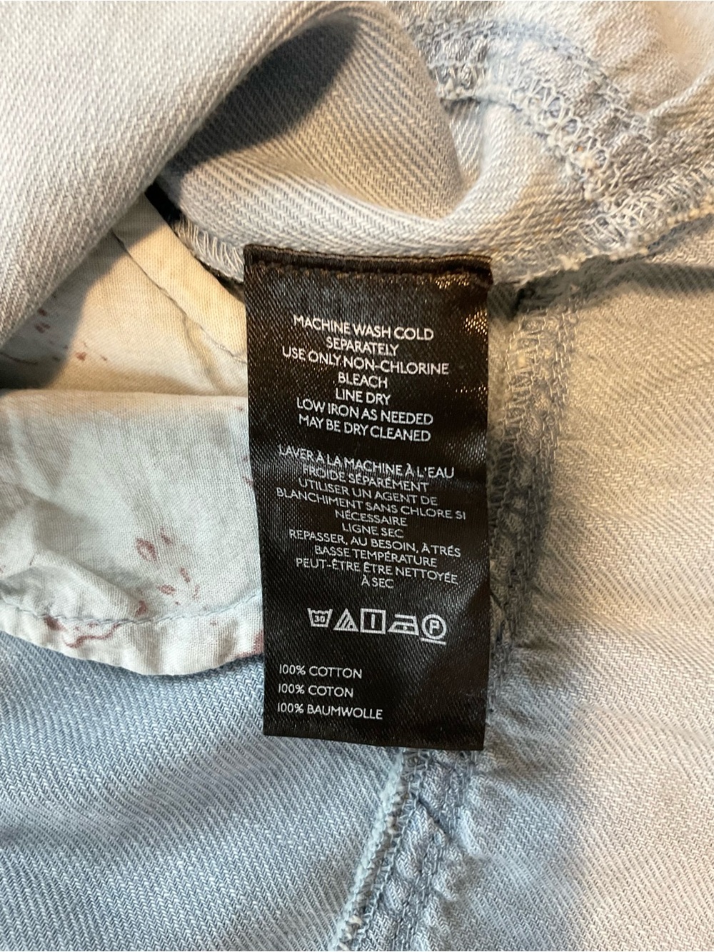 Anthropologie Pilcro Reese Smocked Light Blue Tiered Mini Skirt Size Medium NWT - Picture 13 of 15